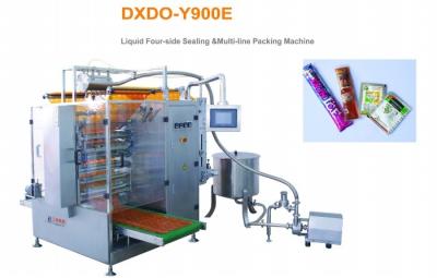 China PVC / BOPP Fully Auto Sachet Milk Packing Machine With Roller Heat Sealing for sale