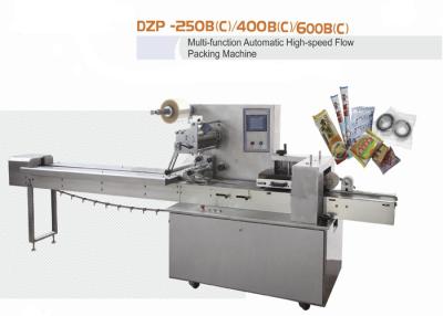 China PLC steuern Verpacken- der Lebensmittelmaschine, horizontale Fluss-Satz-Maschine zu verkaufen