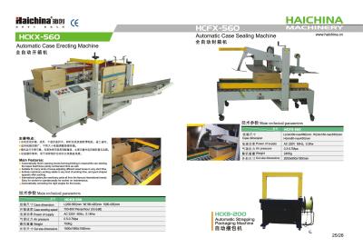 China Pillow Medicine Carton Packing Machine Laminated With Corrugated Paper HCKX 560 for sale