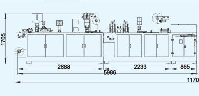 China Automatische pharmazeutische Blasen-Verpackmaschine-multi Funktion für Nahrung zu verkaufen