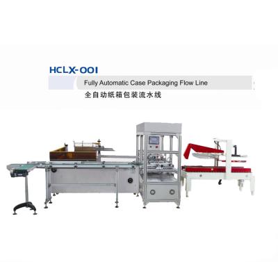 China Horizontal Corrugated Carton Packing Machine Fully Automatic For Cosmetic Products for sale