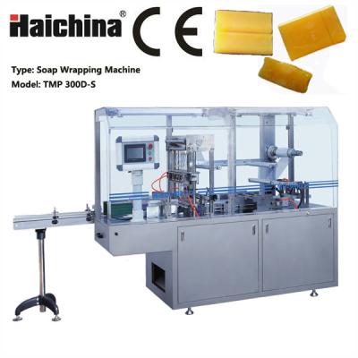 China PLC steuern volles automatisches Zellophan TMPS 300D über Verpackungs-Maschine für Seife zu verkaufen