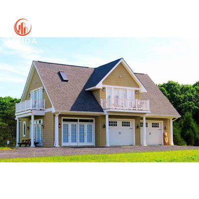 China One Story Two Bedroom Prefab Villa Modern Building Steel Structure Prefab House for sale