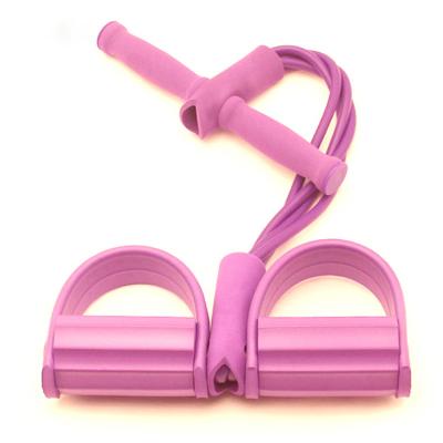 China Yoga/Fitness/Massage/Pilates Yoga Resistance Band Tension Pedal Yoga Pull Rope Elastic Foot Pedal for sale