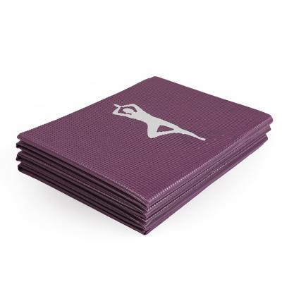 China 100% eco-friendly pvc yoga mat travel fold pvc yoga mats for sale