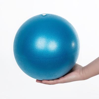 China PVC Fitness Gym Mini Pilates Exercise Stability Ball Eco-friendly Custom Printed Massage 25cm Yoga Ball for sale