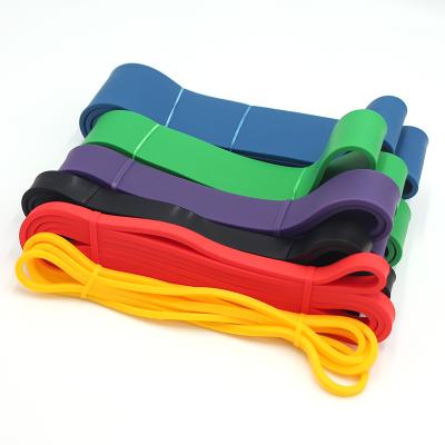 China 100% Thick Eco-friendly Latex Resistance Bands Test Program Latex Cable Resistance Bands Latex Loop Resistance Bands for sale