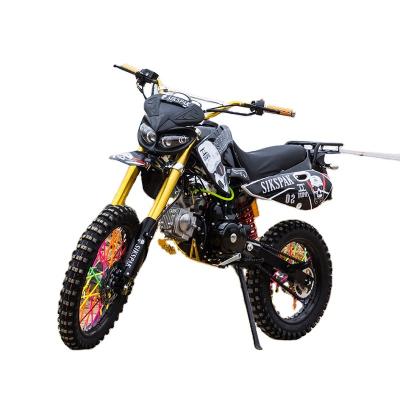 China Gasoline Motorcycles 125cc Electrics Start Road Dirtbike 4 Racing Big Wheel Dirt Pit Bike 12/14 for sale