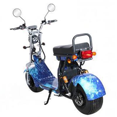 China EU Warehouse 2021 newest model 2 electric scooter City Cocos harlley 60V 1500W electric scooter big wheel unisex big tire for sale