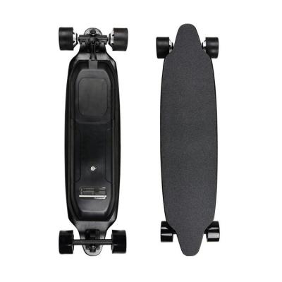 China Outdoor Activities USA Warehouse In Stock Mini 4 Wheel Hub Motor Take Off Controller All Terrain Long Board 4000mAh Electric Skateboard for sale