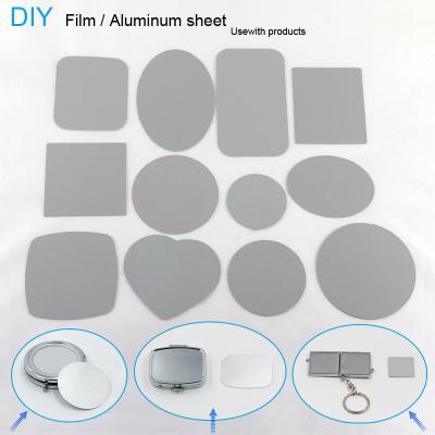 China Personalized diy accessories film, mirror jewelry accessories storage box Diy mirror accessories stainless steel jewelry aluminum. for sale