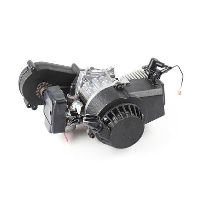 China 49cc Air Cooled Engine 2-Stroke Pull Start With Transmission For Mini Motor ATV Quad Dirt Pit Bike for sale