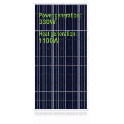 China Thermal Electricity Combine In A Professional Price 330w Pvt Solar Hybrid Mono Solar Panel From Nice Panel Manufacture for sale