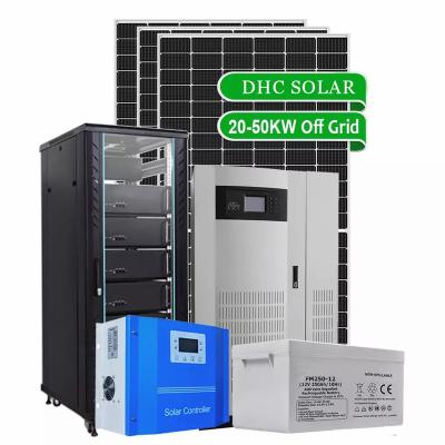 China Home Durable Using Various Off Grid Energy 15kw Commercial Inverter Complete Solar System for sale