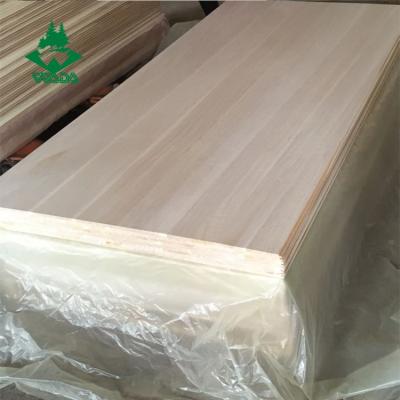 China WADA Traditional Solid Wood Board Paulownia Edge Bonded Panel With Furniture for sale