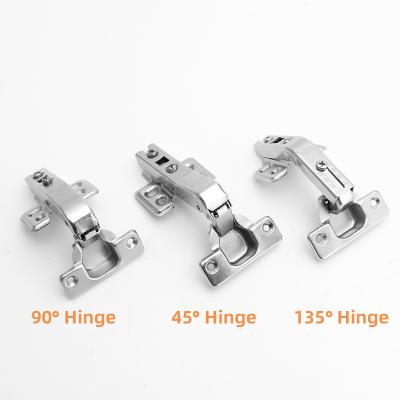 China Manufacturer 160/135/90/45/30 Modern Hardware Corner Furniture Soft Closing Corner Hinge for sale