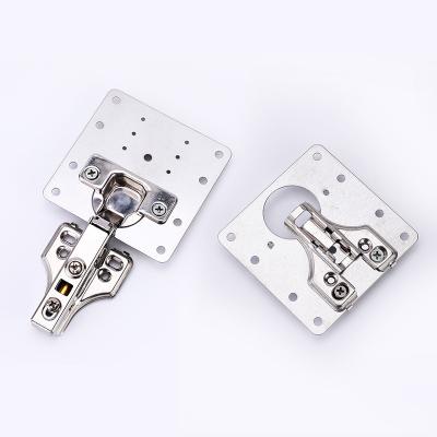 China China Manufacturer Popular In Stock Modern Wooden Furniture Hinge Repair Plate Holder Stainless Steel Door Hinge Repair Plate for sale