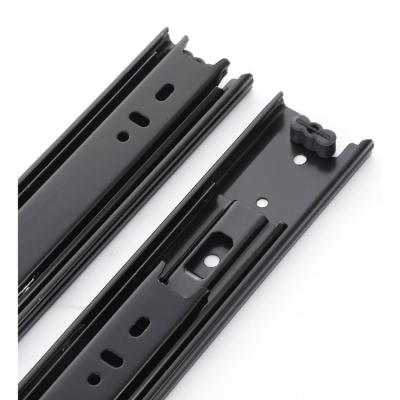 China Wholesale Modern Jieyang Factory Cold Rolled Steel Furniture 45mm Slide Drawer Sliders Side Mounted With Screw Fixing for sale