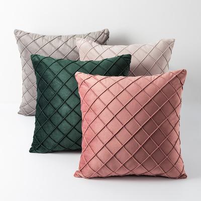 China New Arrival 3D Velvet Wearable Cushion Covers 45x45 Velvet Pillow Covers Decorative Home Decor Sofa Cushions 18X18 Decor Pillow Shape for sale