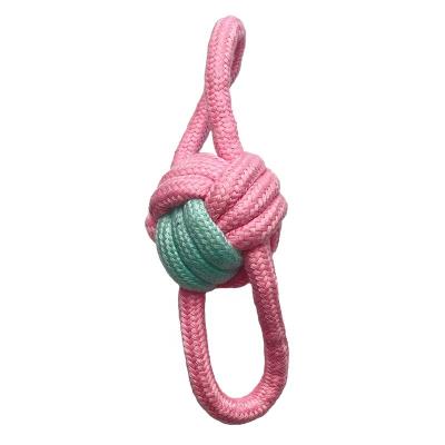 China Wholesale Custom Viable Other Pet Products Dog Rope Ball Toys Durable Eco-Friendly Cotton Rope For Cat Puppies Chew Toys for sale