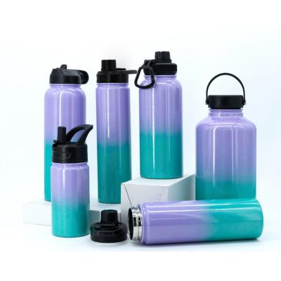 China Flask Cute Unique Design Tumbler Water Bottle Wide Mouth With Screw Lid Stainless Steel Coffee Tea Travel Mug for sale