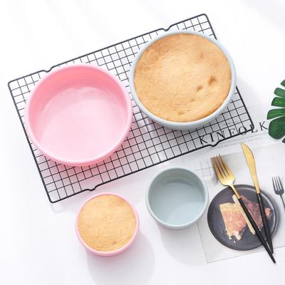 China Reusable Easy Clean Nonstick Silicone Cup Bread Cupcake Mold Souffle Baking Cup Viable For Baking Cake for sale