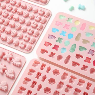 China Silicone Viable Cake DIY Mold Baking Pan Muffin Cups Handmade Soap Molds Cookie Ice Cube Tray for sale