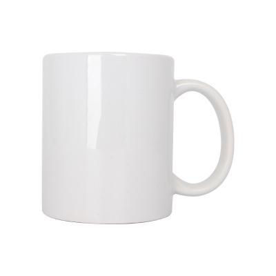 China Viable Custom Luxury White Coffee Porcelain Maker Logo Mug 11oz Ceramic Mug Sublimation for sale