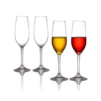 China Unbreakable Plastic 165ml Tritan BPA Wine Beer Juice Mug Champagne Glass Opp Free Bag Customized Logo Acceptable 752500547 for sale