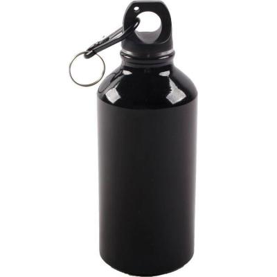 China 400ml Carabiner Sustainable High Quality Portable Aluminum Outdoor Sports Water Bottle For Adults for sale