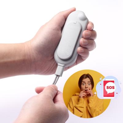 China 2021 New Arrival Security Panic Alarm LED Personal Strobe Light Pull String Panic Alarm Light for sale