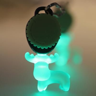 China 2022 New Arrival OEM Mini LED Plastic Super Bright Battery Operated Zipper Pull Key Chain for sale