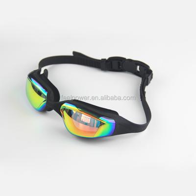 China Waterproof Best Seller Mirrored Open Water Swimming Goggles For Men Or Women for sale