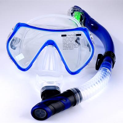 China Waterproof Adult Diving Mask And Snorkel Set Tempered Glasses Underwater Swimming Mask for sale