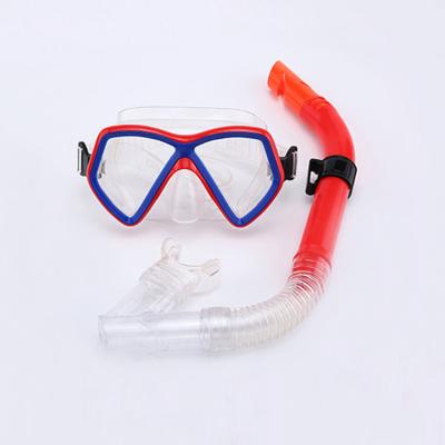 China Cheap Waterproof PVC Youth Snorkel Set Snorkel Mask Diving Gear for sale