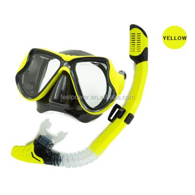 China Waterproof Professional Scuba Diving Equipment Full Face Mask And Snorkel Set for sale