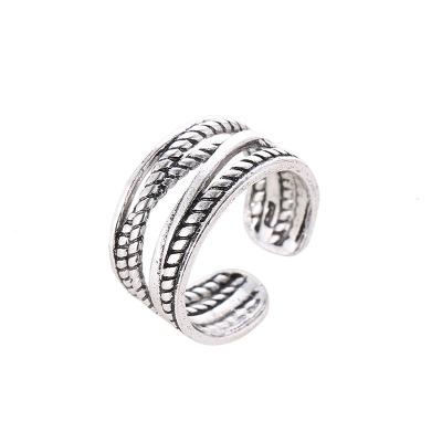 China New Arrival Fashionable Jewelry Classic Black Ring High Quality Wholesale Fashion Double Couples Ring R-044 for sale