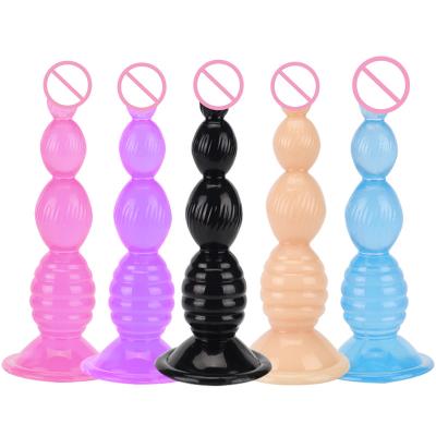 China Real Touch Feeling Guaranteed Quality Male Massager Anal Beads Plug G Spot Masturbation Anal Toys For Couples for sale