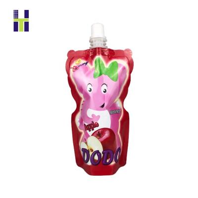 China Barrier Juice Laminated Material Disposable Drinking Pouch for sale