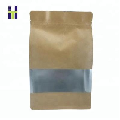 China Multilayer Laminated Kraft Paper Bag With See Window for sale