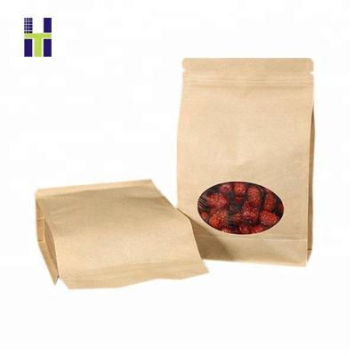 China Custom Barrier Food Packaging Laminated Kraft Paper Bag for sale