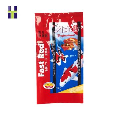 China Custom Printed Back Barrier Seal Side Gusset Pet Food Pouch for sale