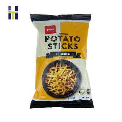 China Custom Printed Barrier Potato Sticks Puff Food Plastic Packaging Bag for sale