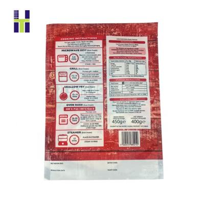 China Custom Printed Barrier Seafood Vacuum Plastic Packaging Bag for sale