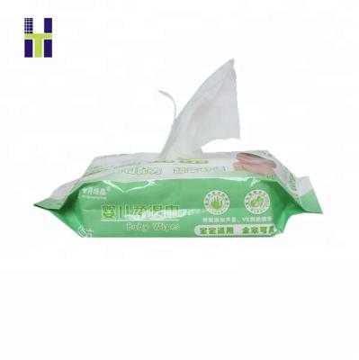 China Wet Barrier Baby Wipes Wet Tissue Plastic Wrapping Material for sale