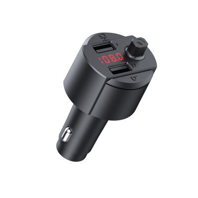 China QC3.0 Radio FM Transmitter BT Music Car MP3 Player USB Charger Transmitter SD Card Car Charger for sale