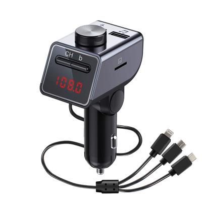 China Car QC3.0 Smart Car Charger Adapter 3 Ports Dual USB Charger High Quality Plug for sale