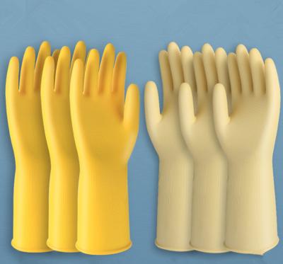 China Kitchen Dishwashing Gloves Thickened Dishwashing Latex Tendon Gloves Cleaning Gloves Housework Insurance Household Wear-resistant Rubber Gloves for sale