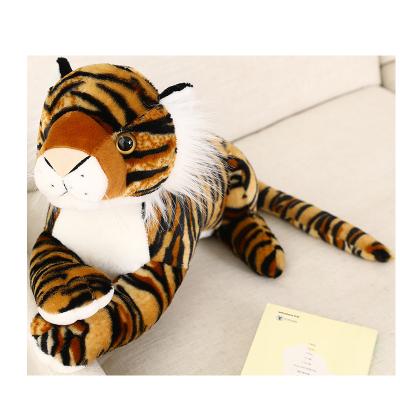 China Wholesale Promotion Gifts of Tiger Plush Toy Stuffed Animal Toy Tiger Home Decor Zoo Simulation Plush Factory Animal for sale