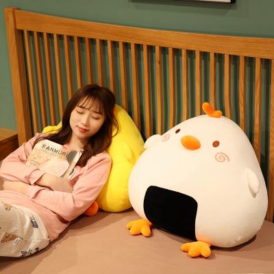 China Animal Home Sofa Bed Chick and Duck Pillow Cushion Pillow Decoration Dropshipping Amazon Yellow Chick Duck Anime Girl Hug Pillow Kawaii for sale